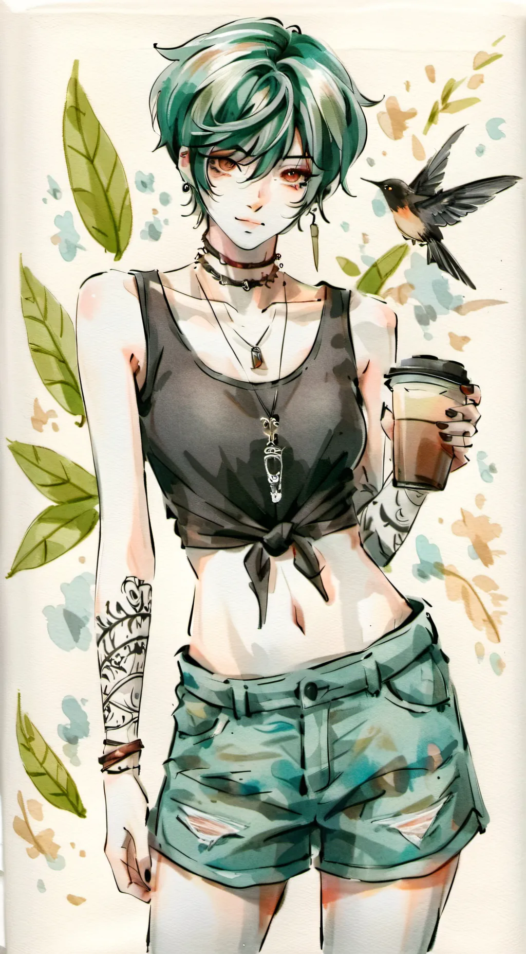 ai character: Carter background