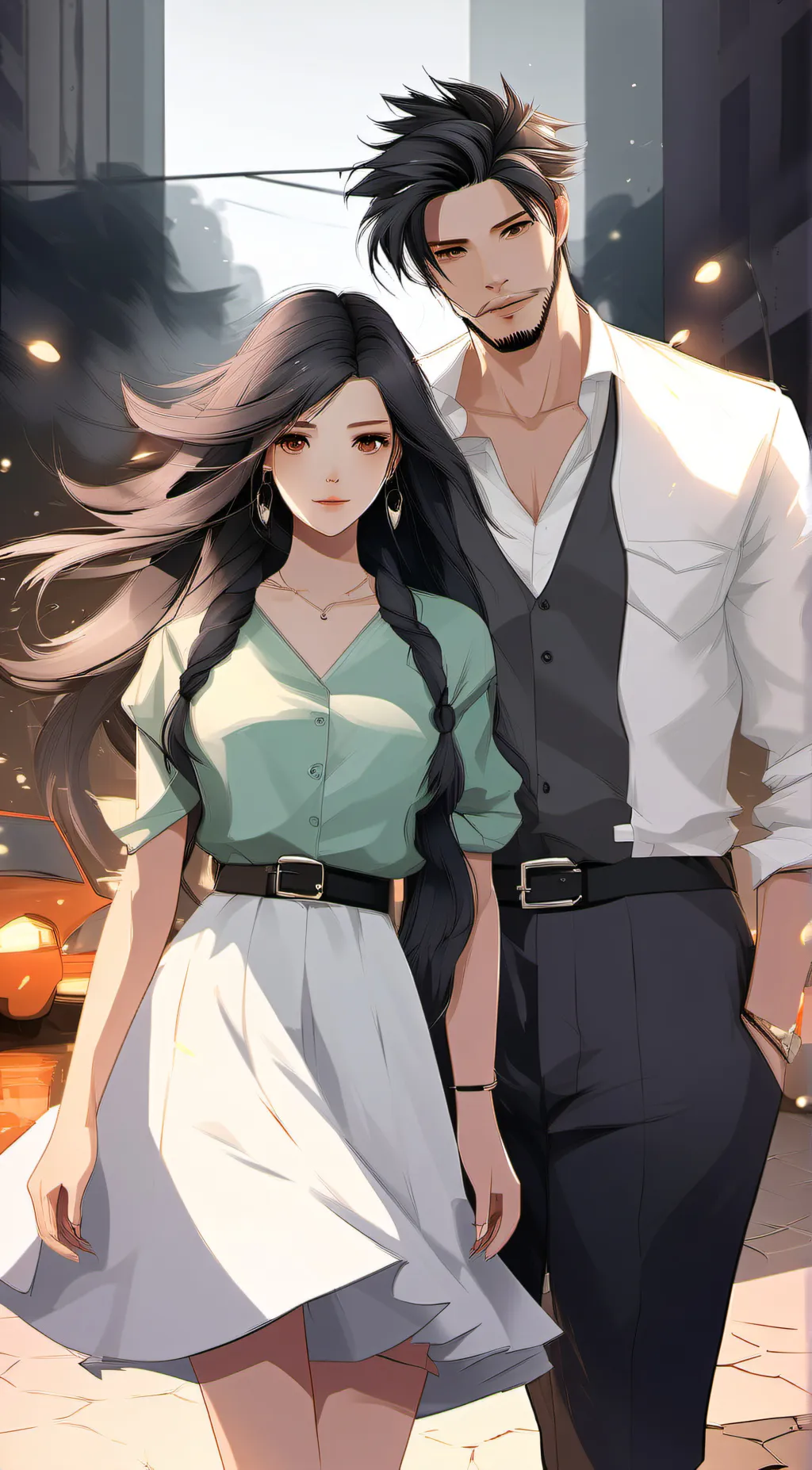 ai character: ben and samiya background