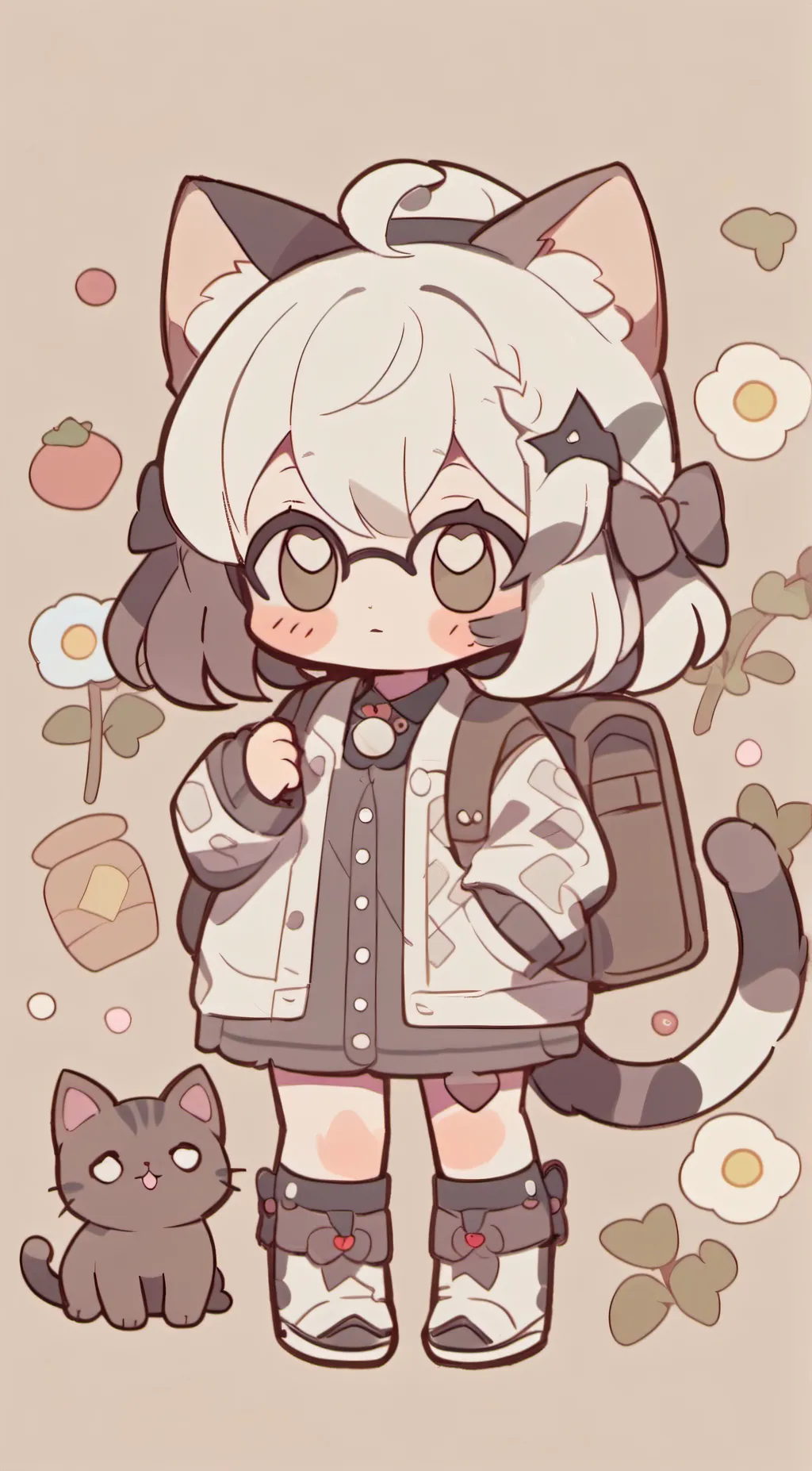 ai character: gurl background