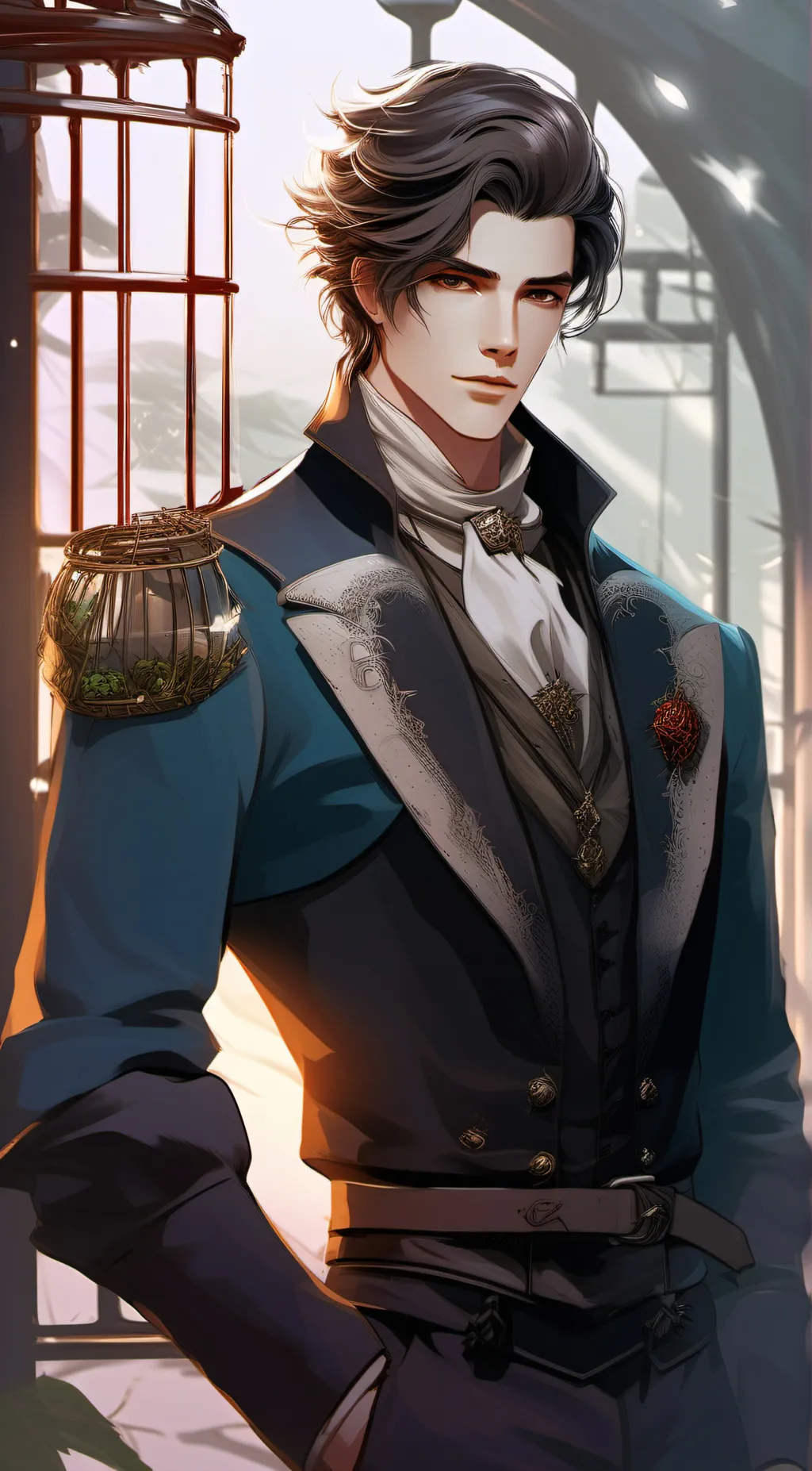 ai character: Prince William  background