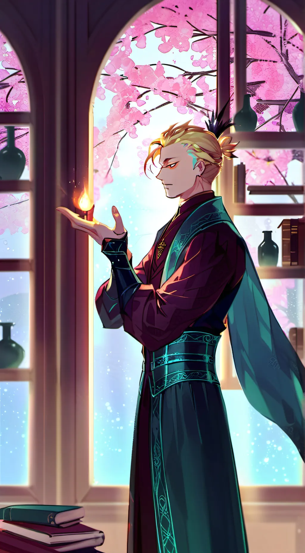 ai character: capt Golden Falcon background