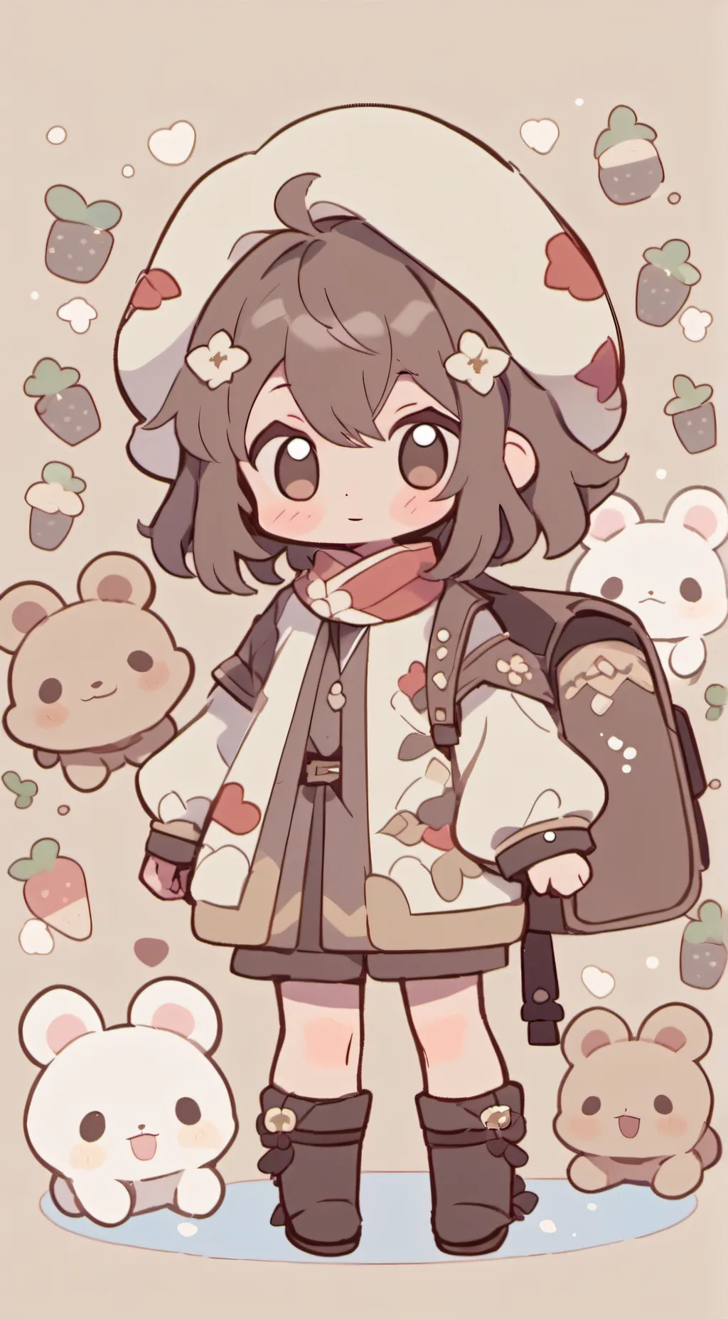 ai character: meylin😊 background