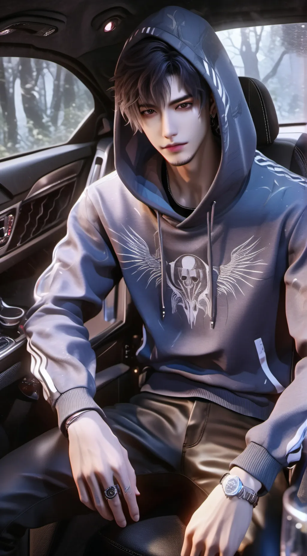 ai character: •Elijah• background