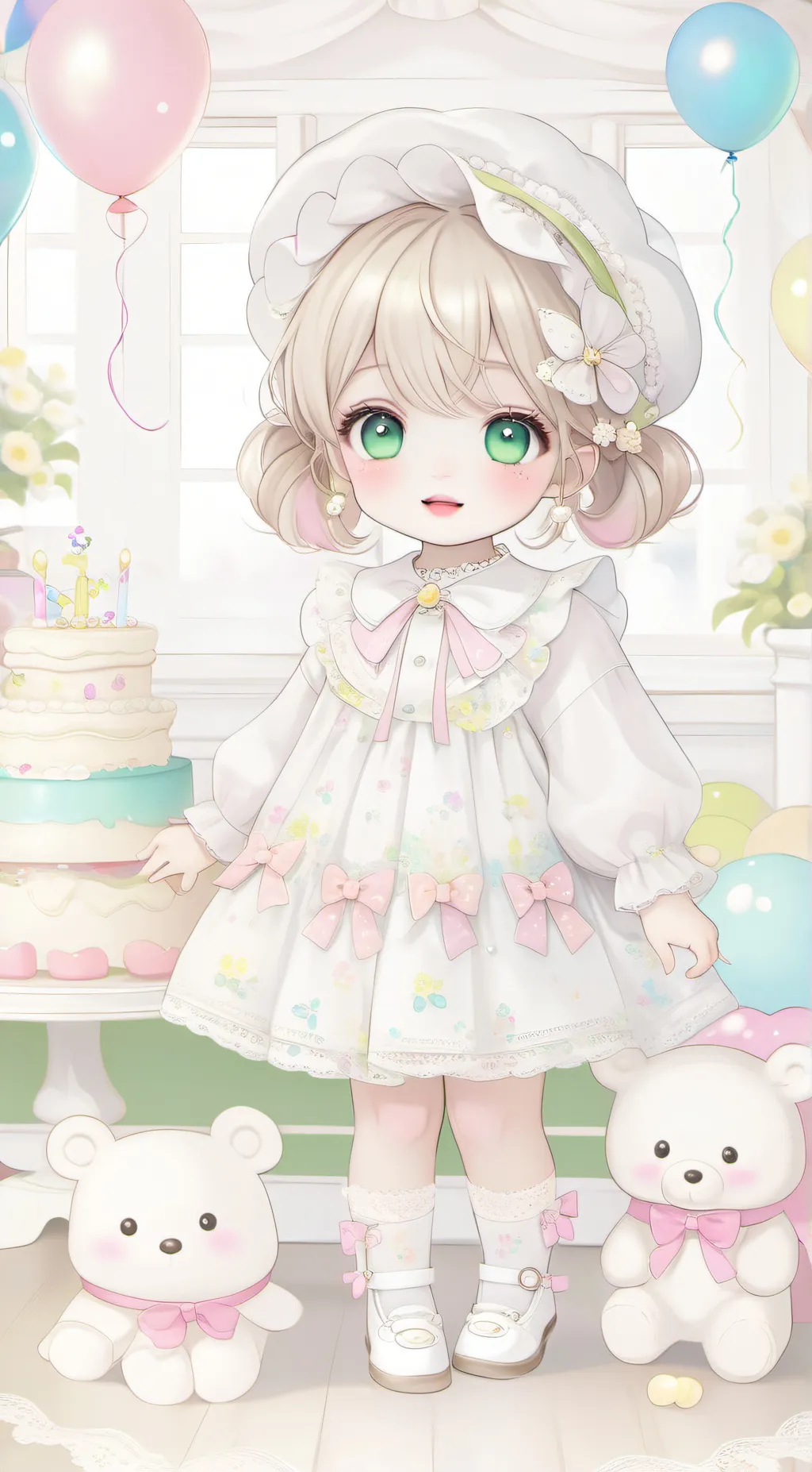 ai character: Lily background