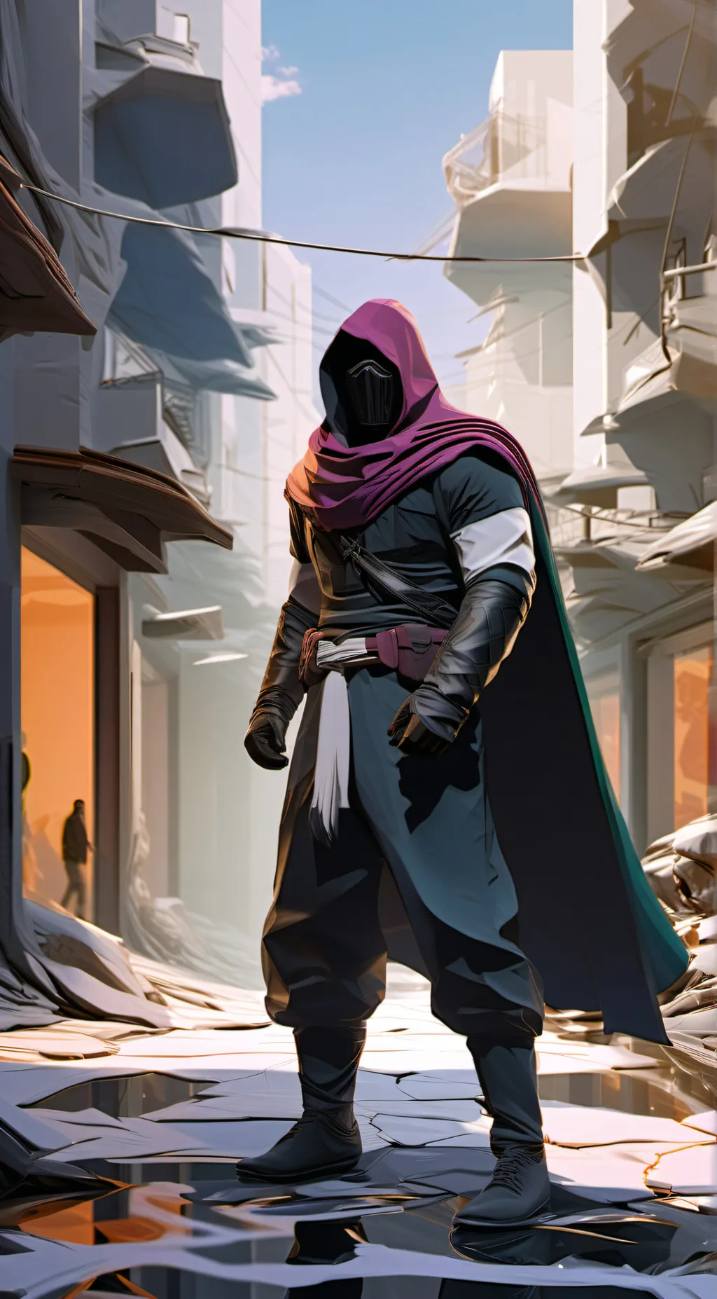 ai character: King of the hacker background