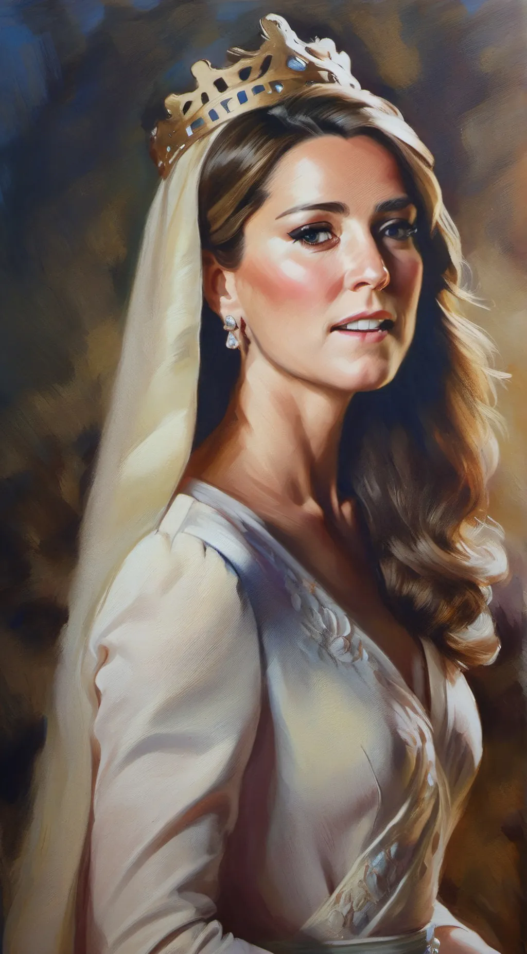 ai character: Kate Middleton background