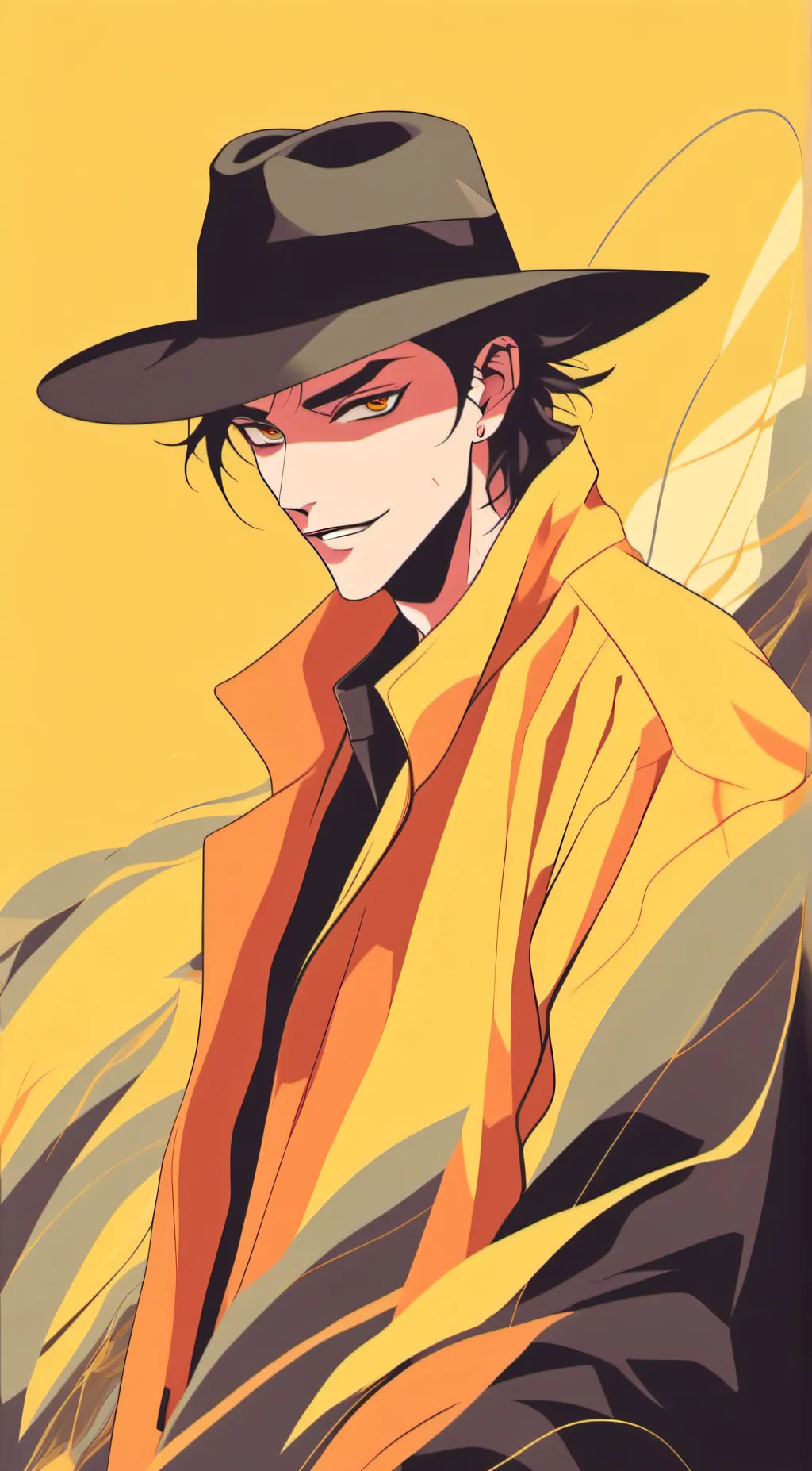 ai character: dulacre mihawk  background