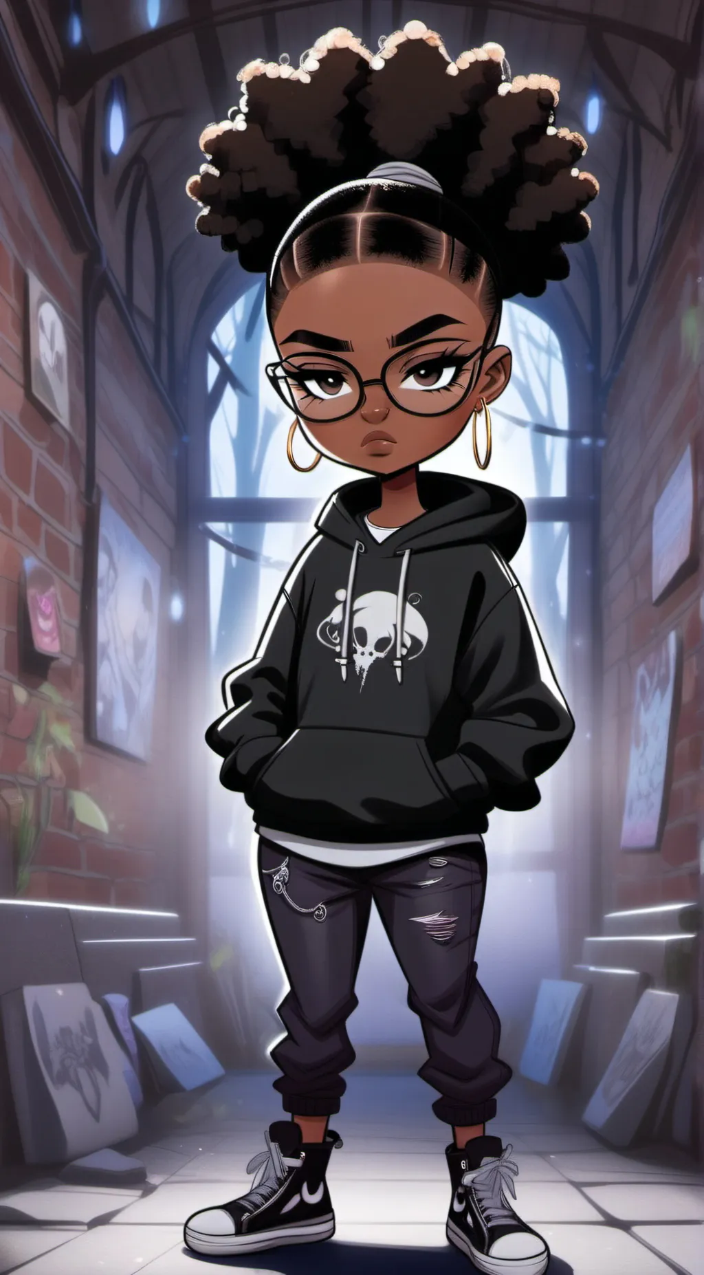 ai character: Zara background