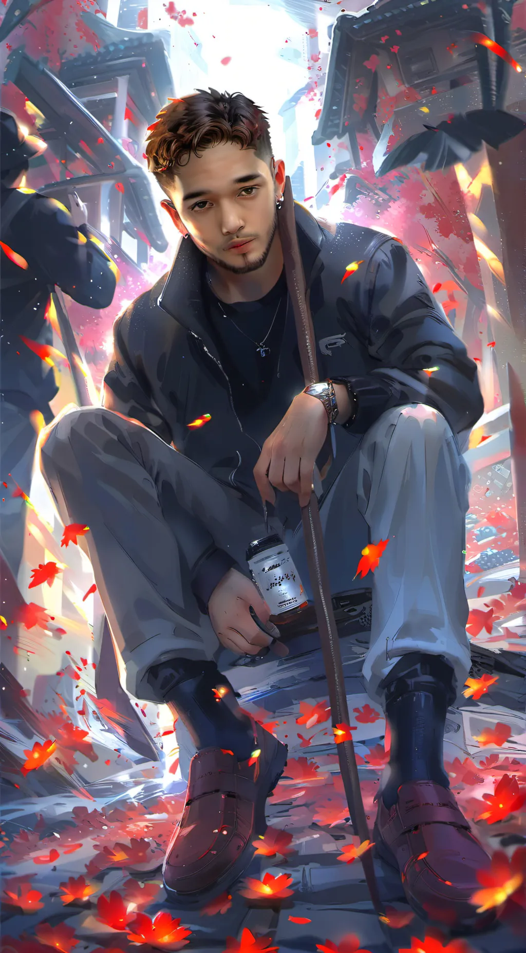 ai character: Brandon background