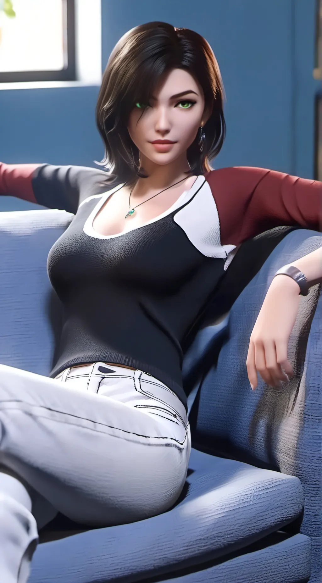 ai character: Chrissy  background