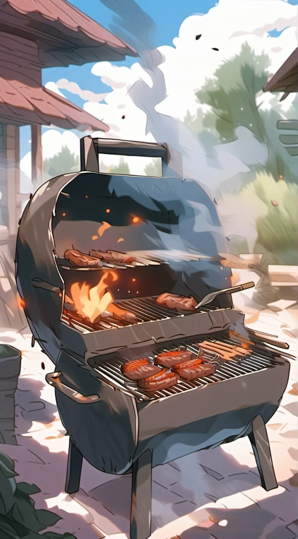 ai character: Let'mCook•Roastbot background