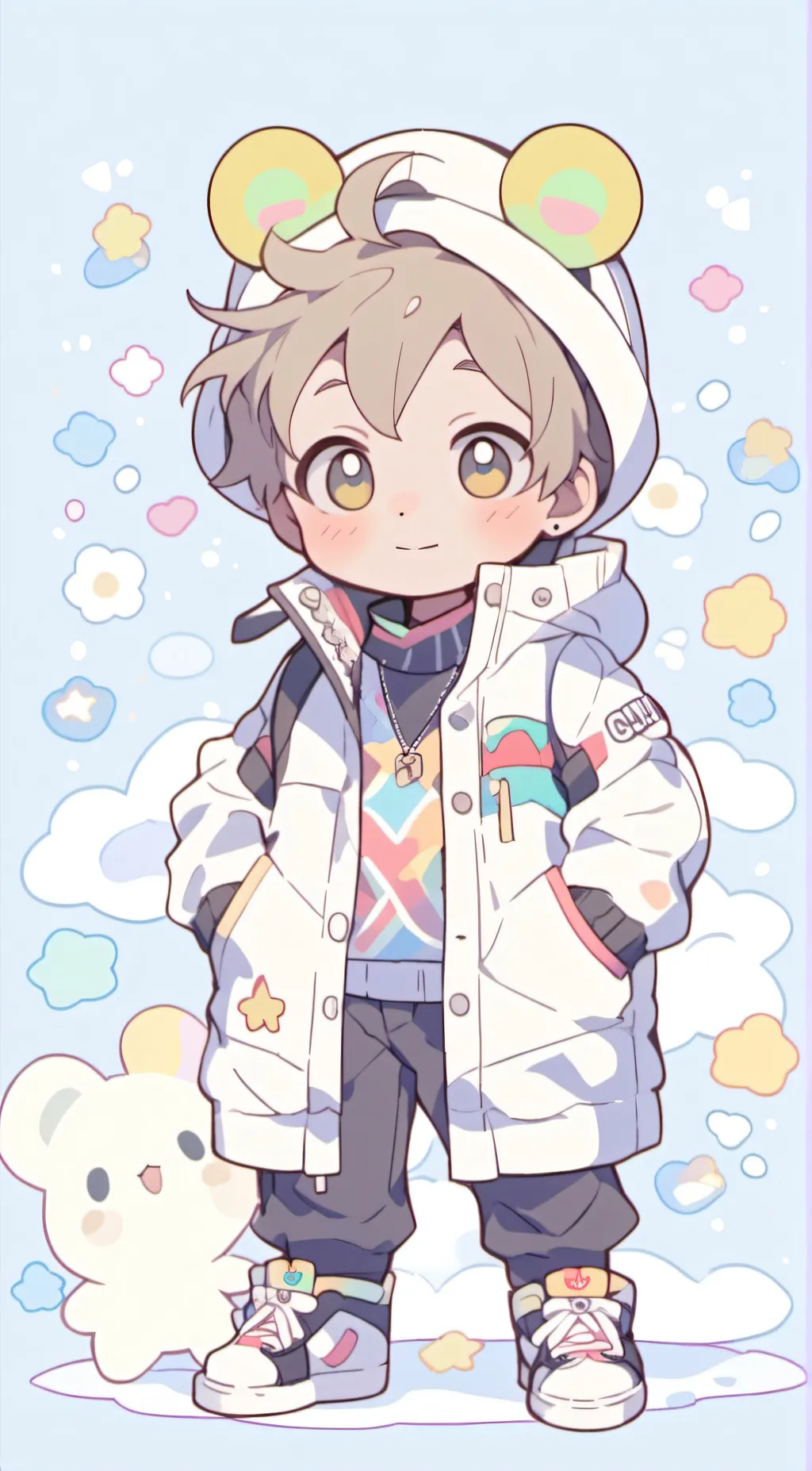 ai character: Bunnie background