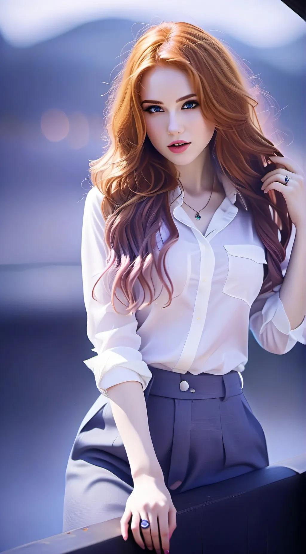 ai character: amy background