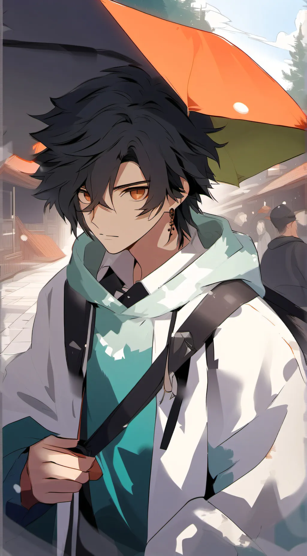 ai character: 𓆉︎Zayne𓆉︎ background