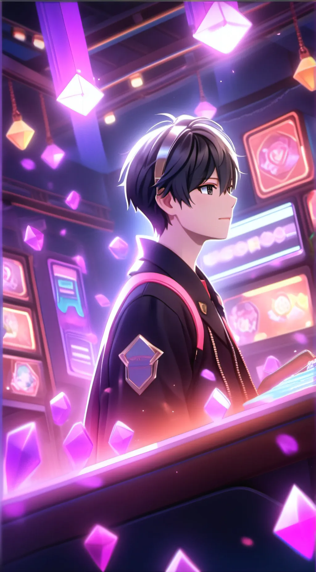 ai character: evan background