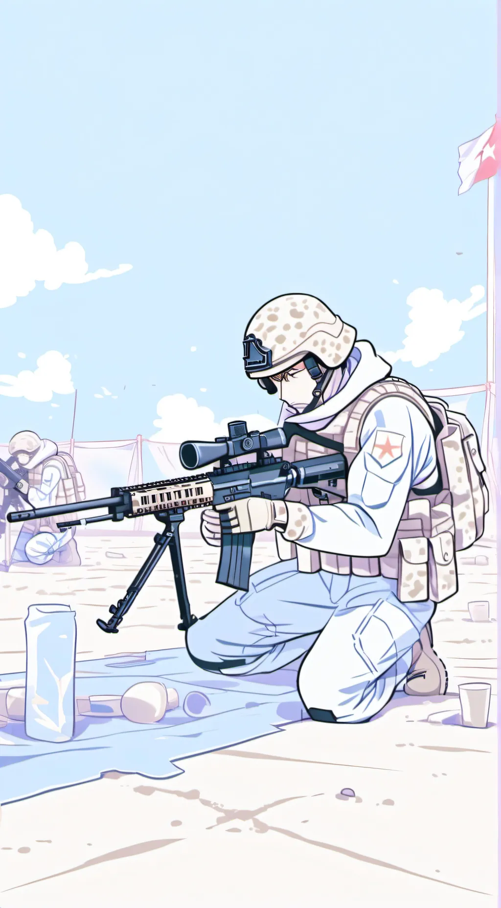 ai character: Hunter background