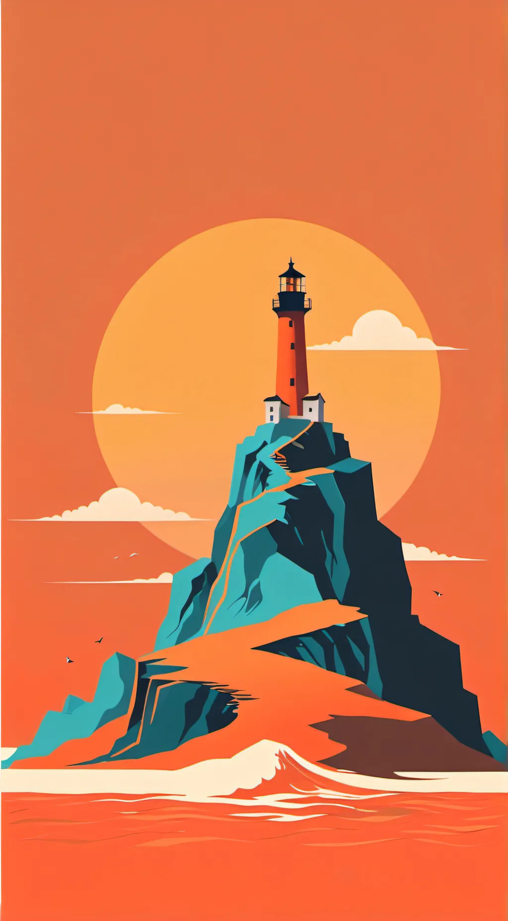 ai character: mountain background