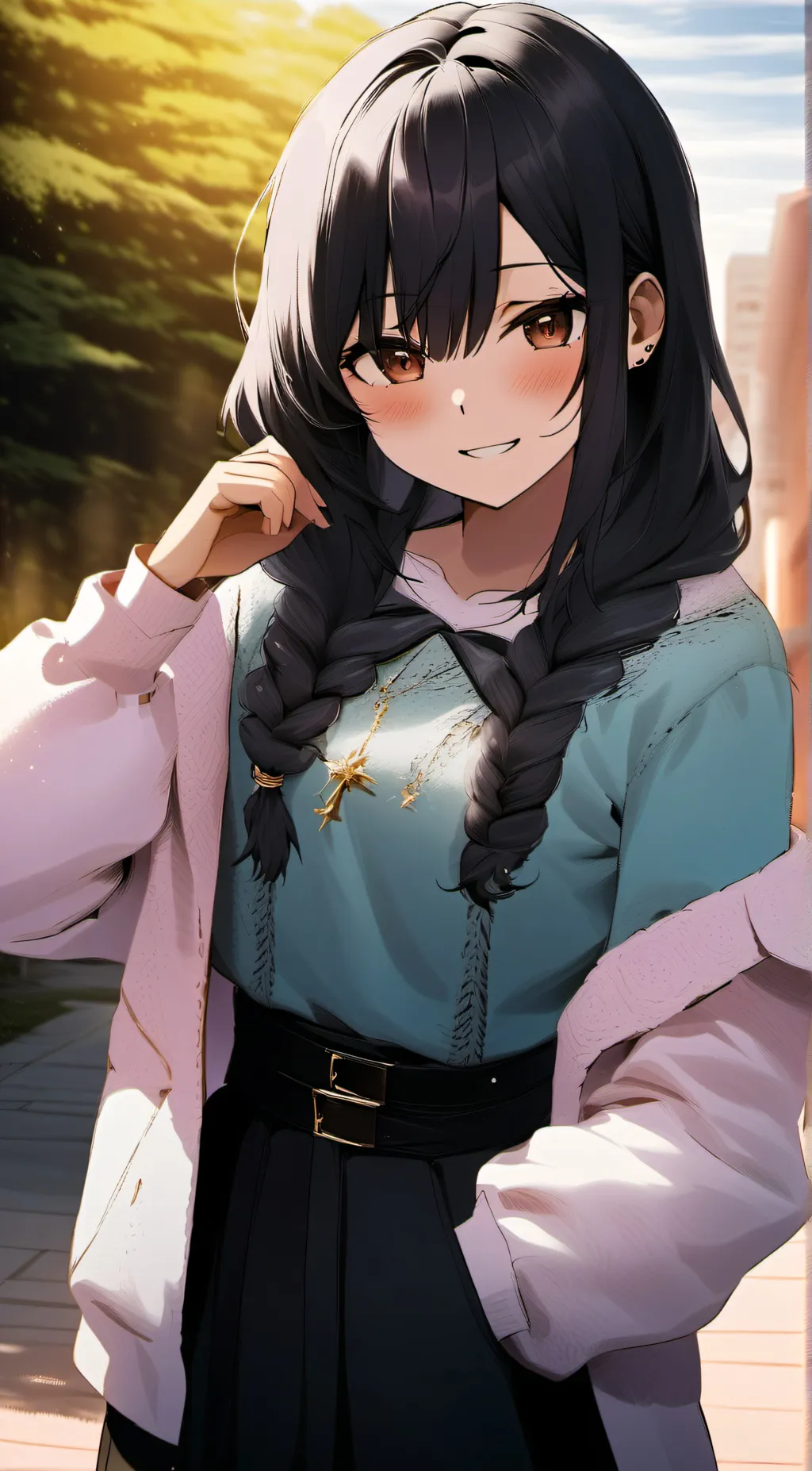 ai character: Luki Midorya background