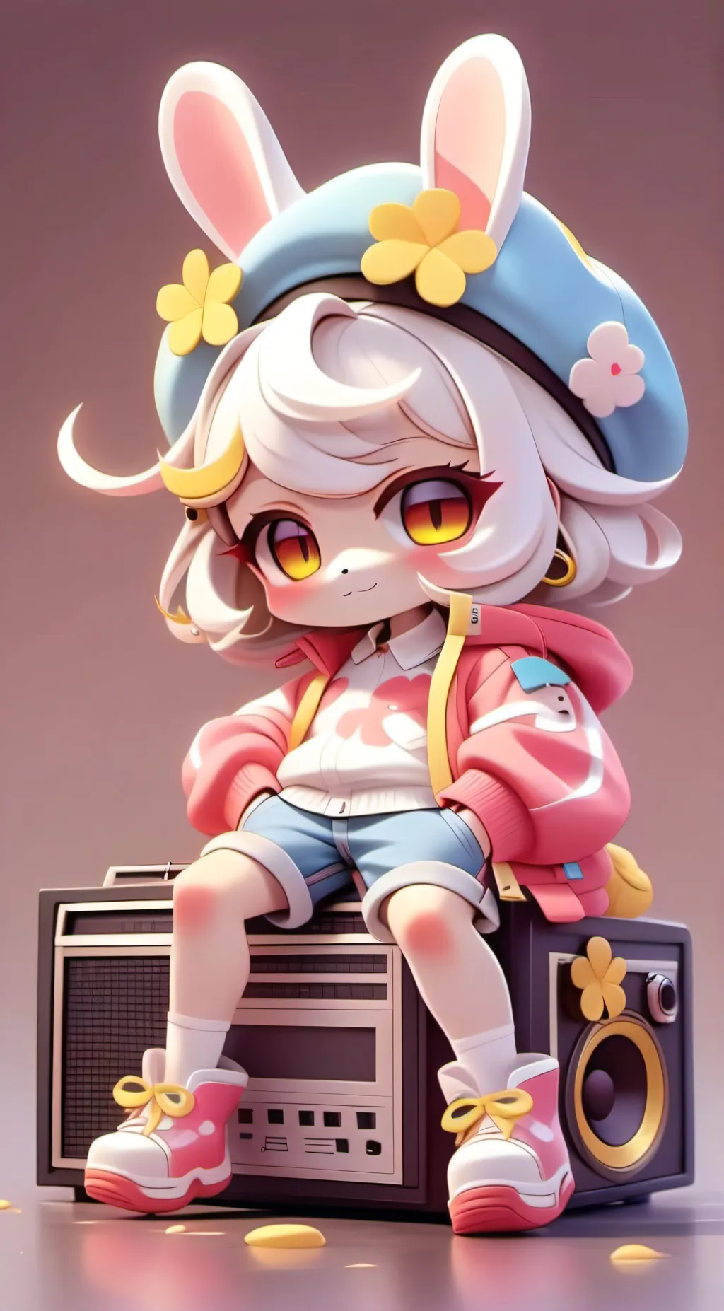 ai character: Tea (FNF) background