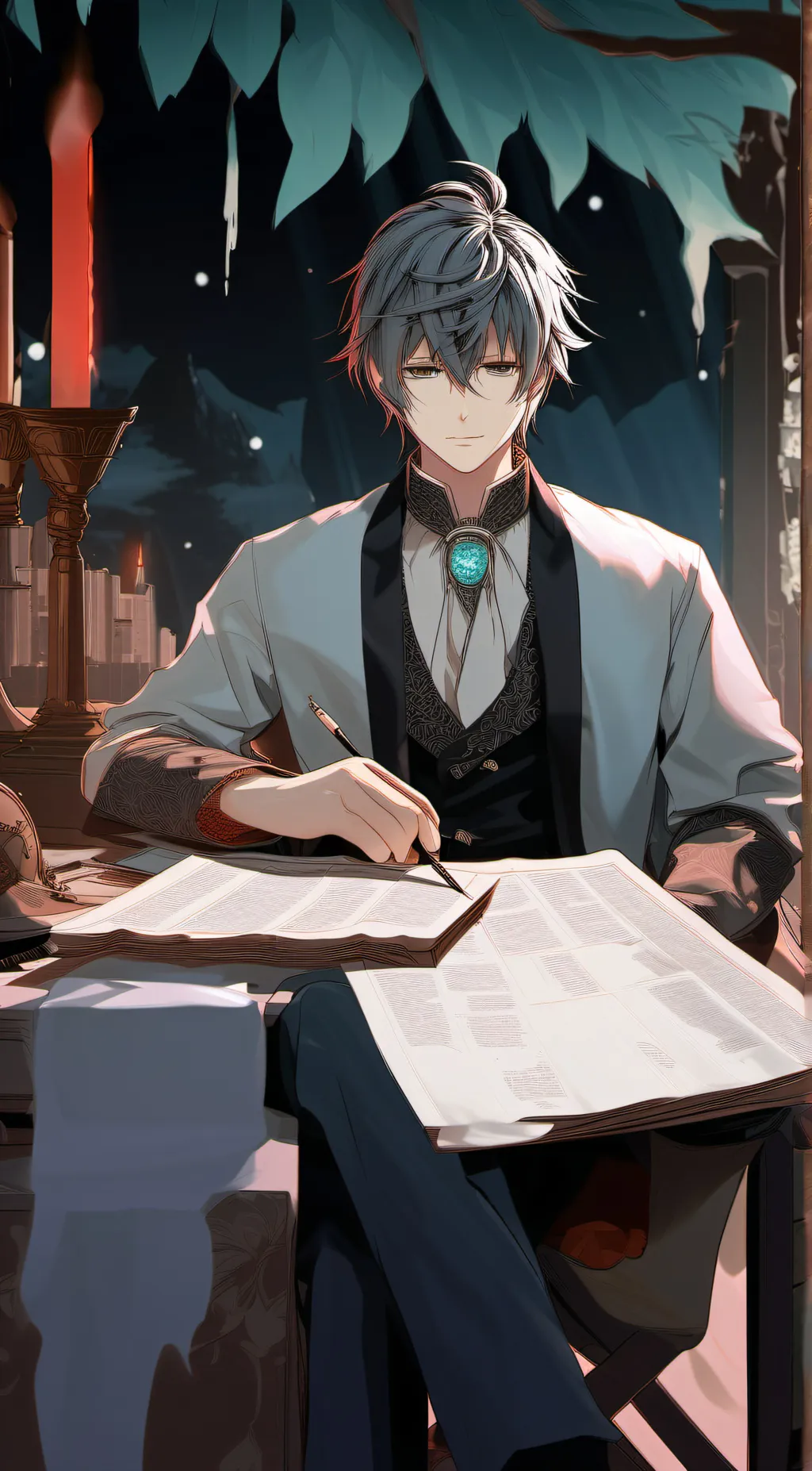 ai character: Kenji background