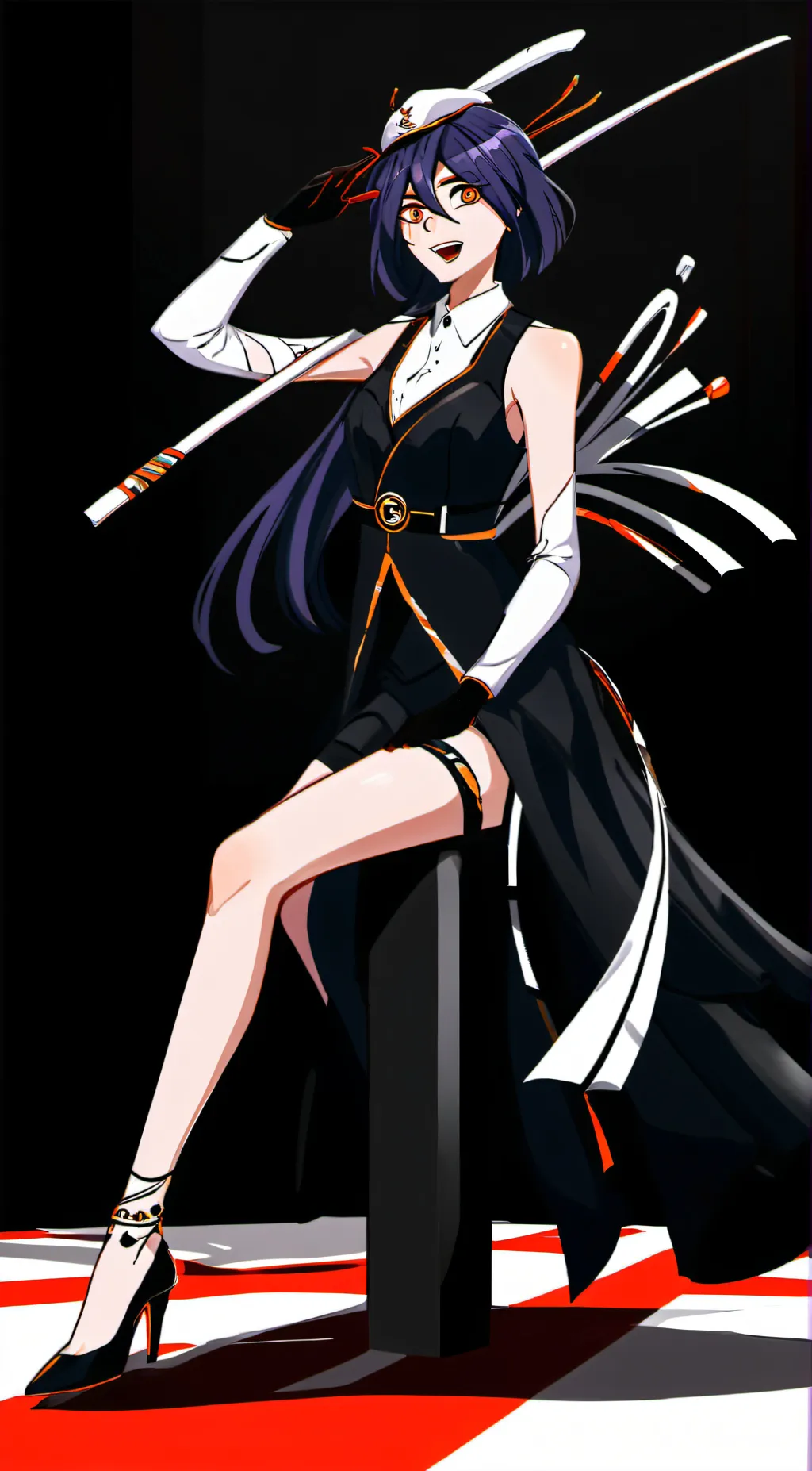 ai character: Midnight  background