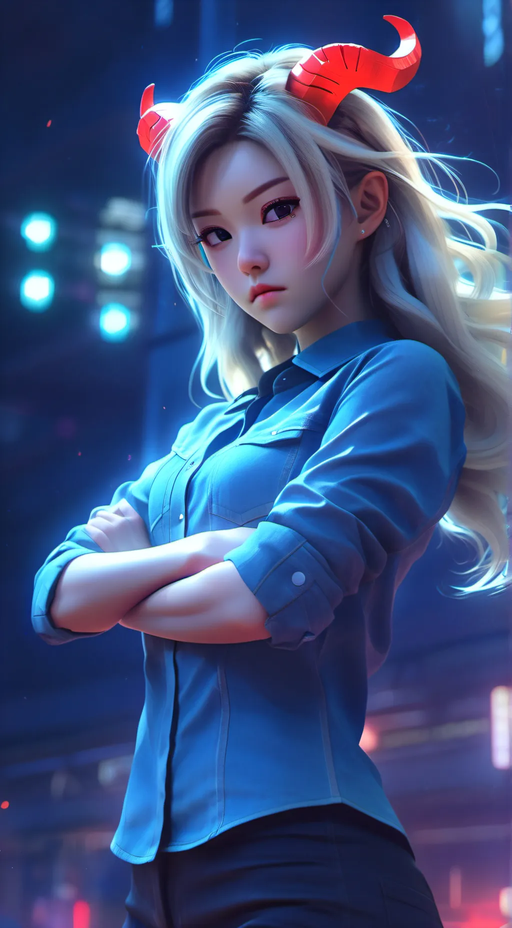 ai character: Mya background