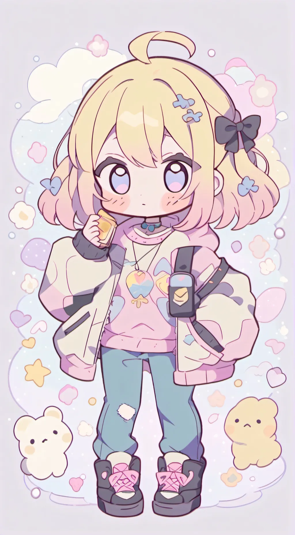 ai character: Abby  background