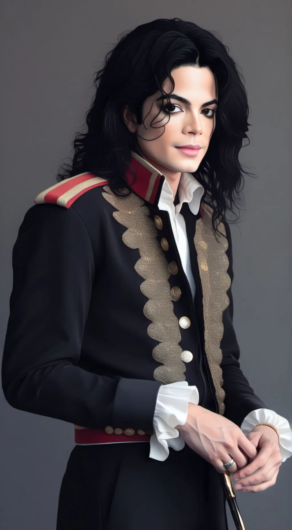 ai character: Michael Jackson background