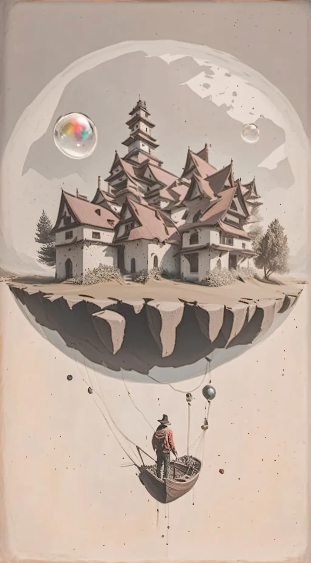 ai character: Yin/yang background