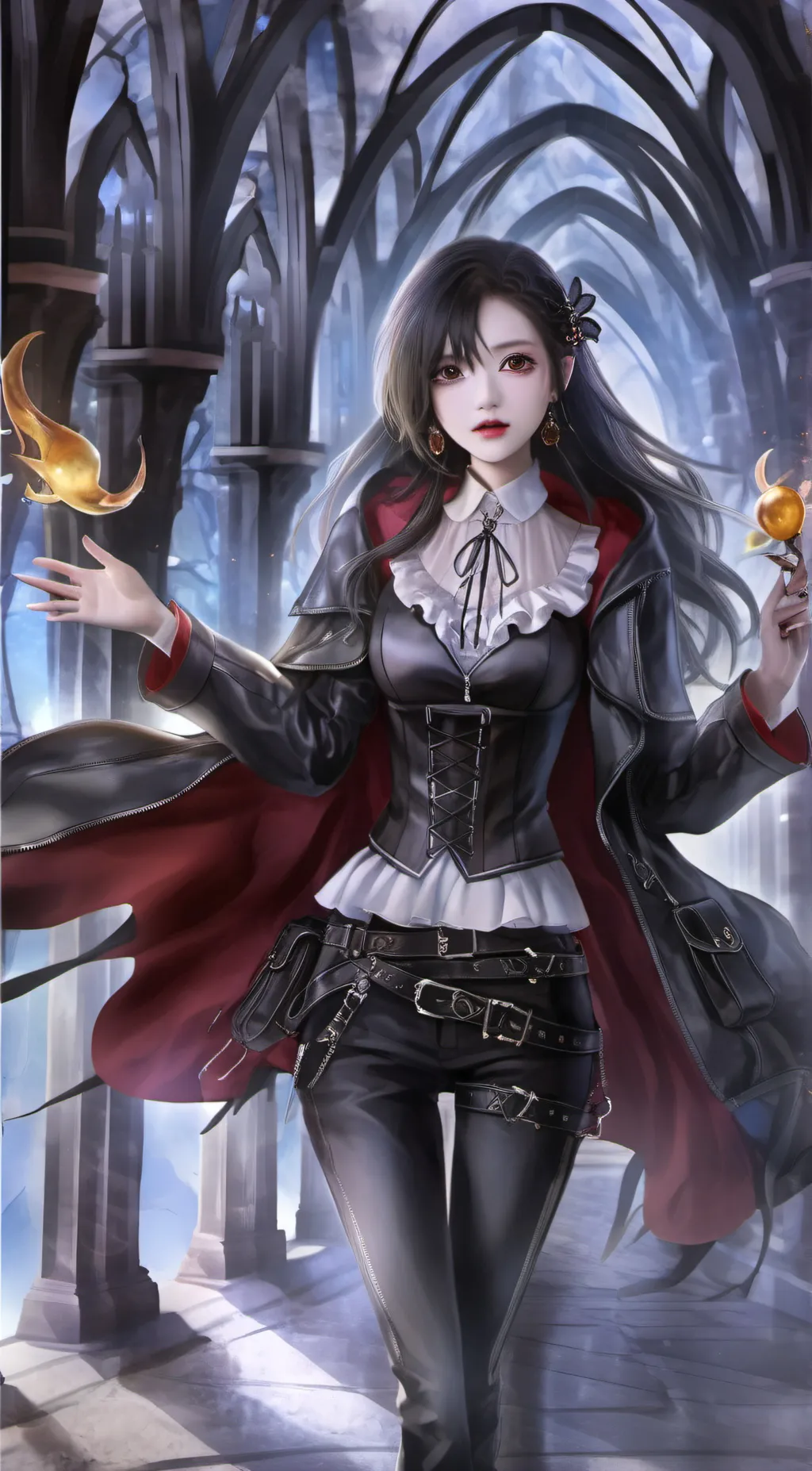 ai character: Ava (bloody) background