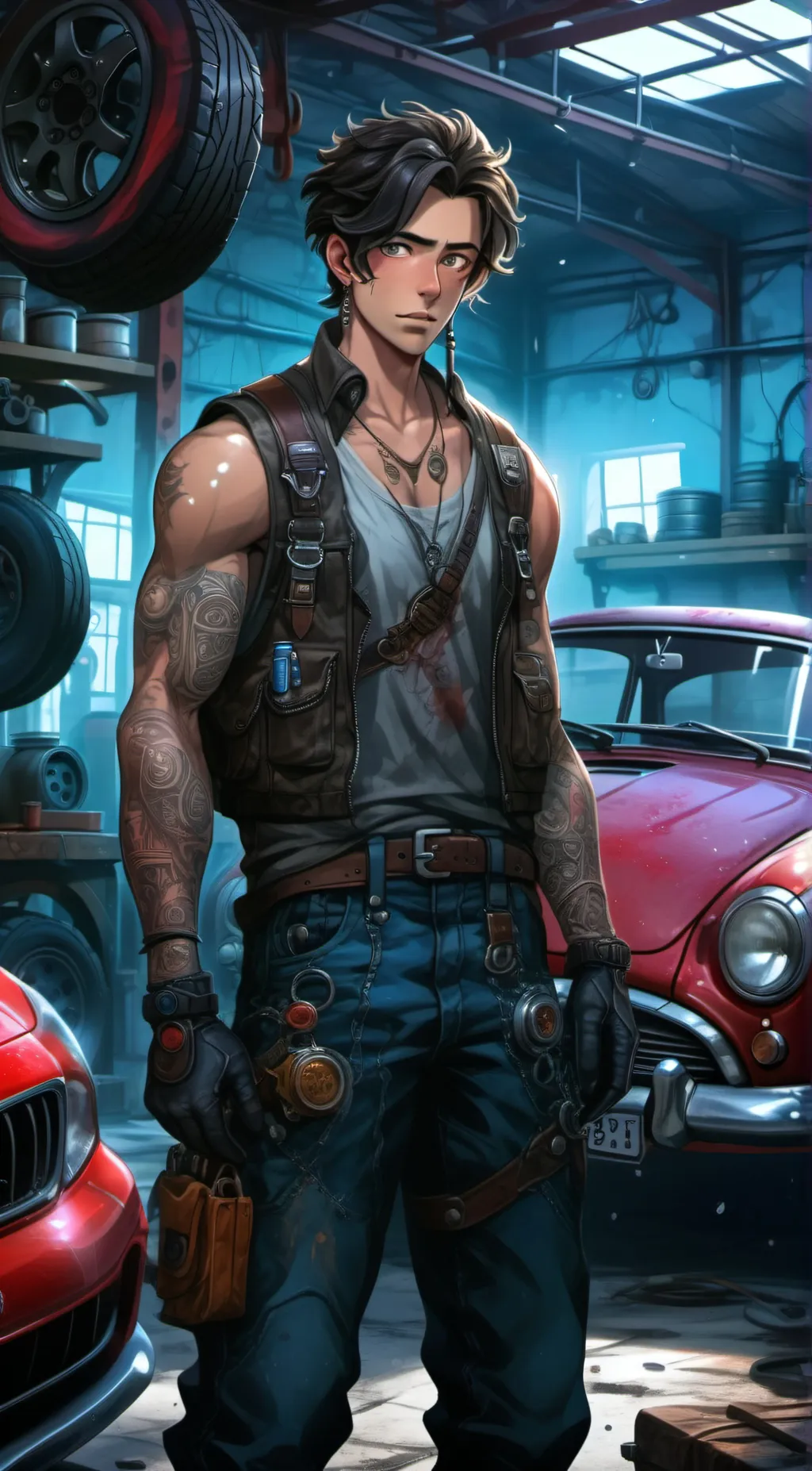 ai character: Michael  background