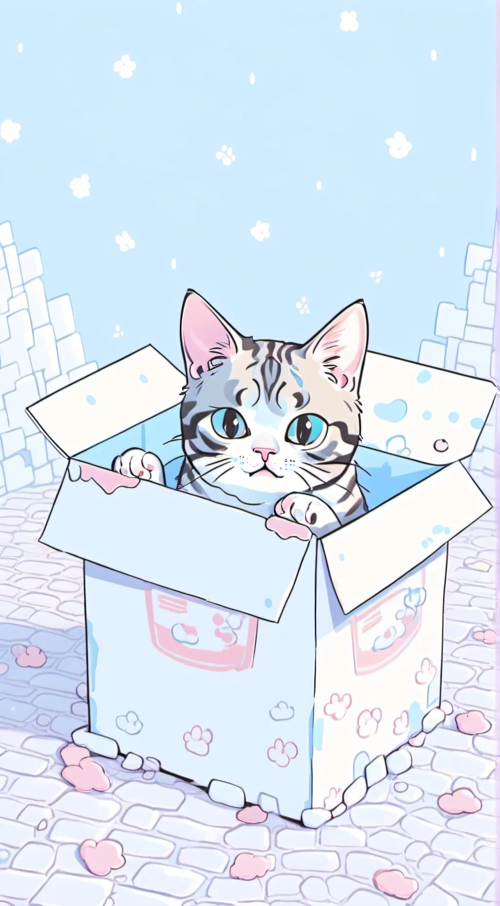 ai character: Kitten background