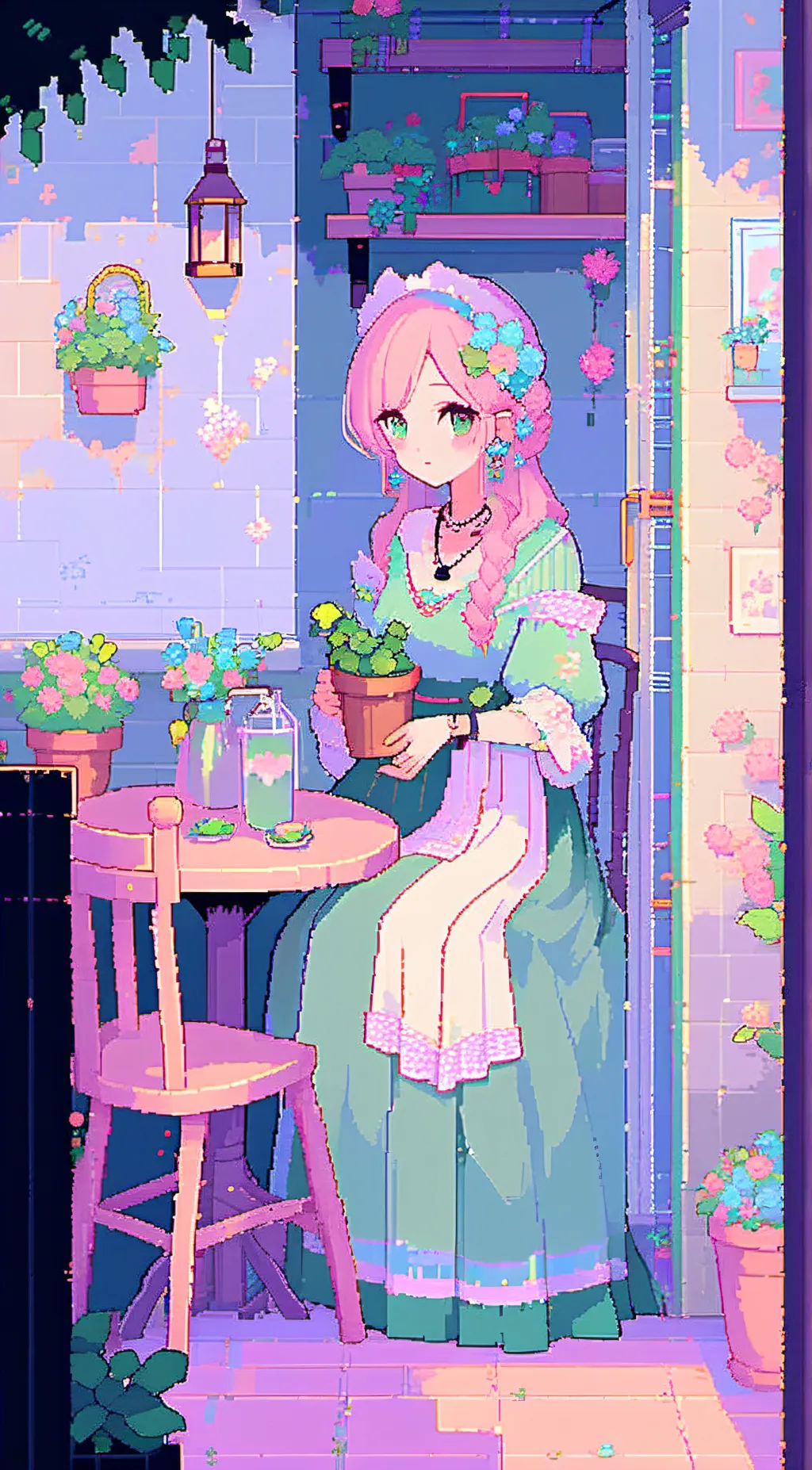 ai character: A mom background