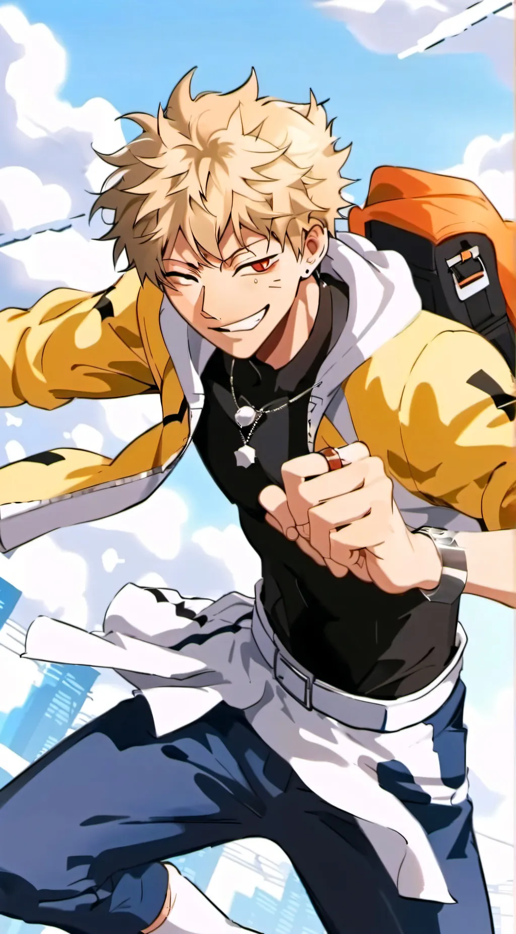 ai character: MHA Boys background