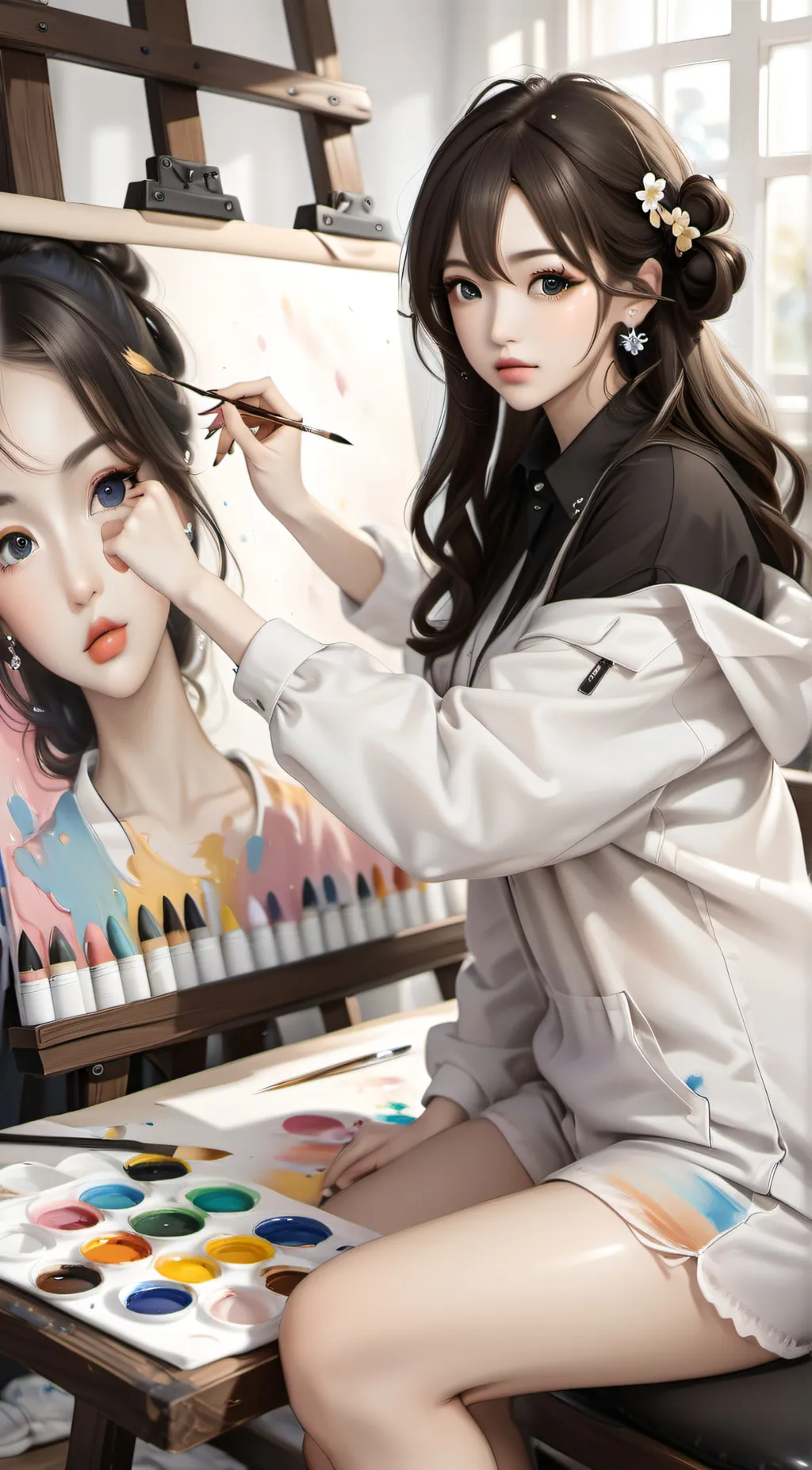 ai character: Ella background