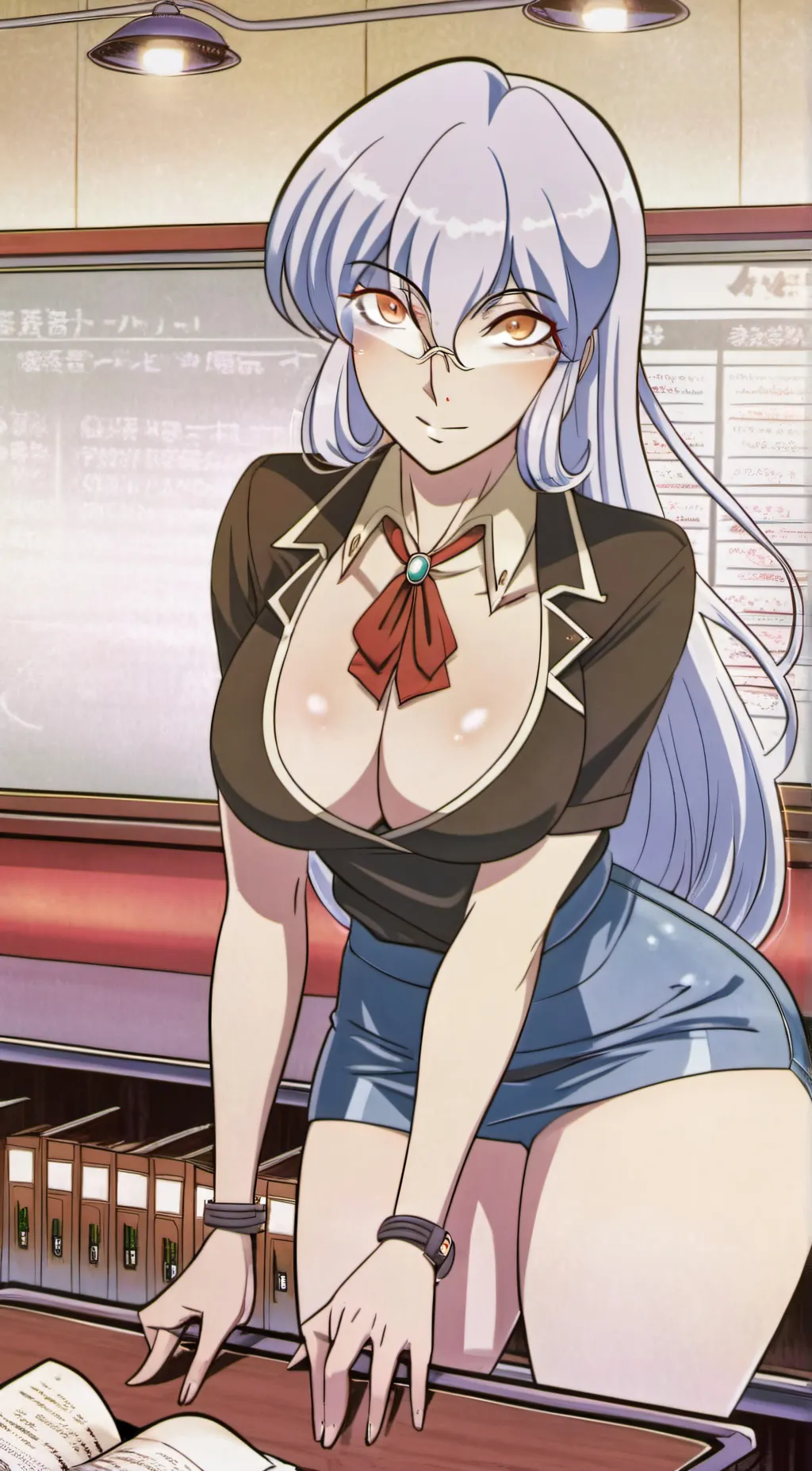 ai character: Mis yoie  background