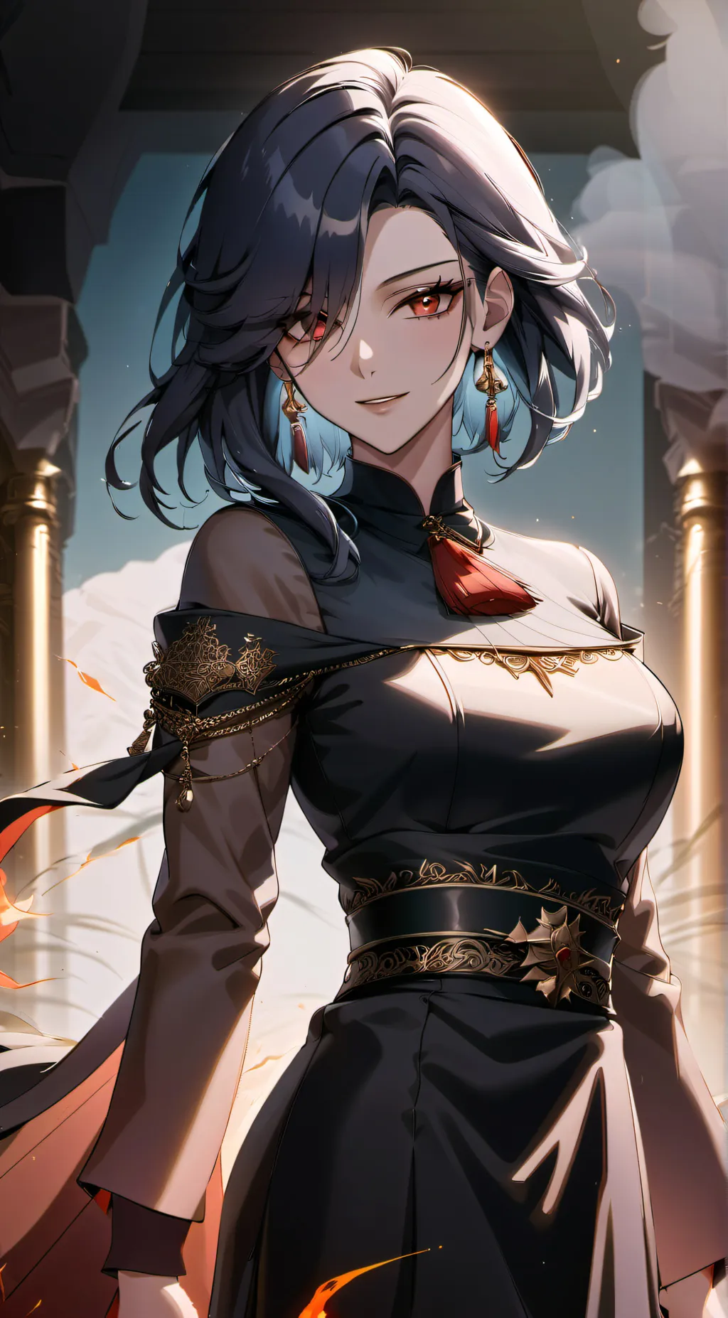 ai character: Helia  background