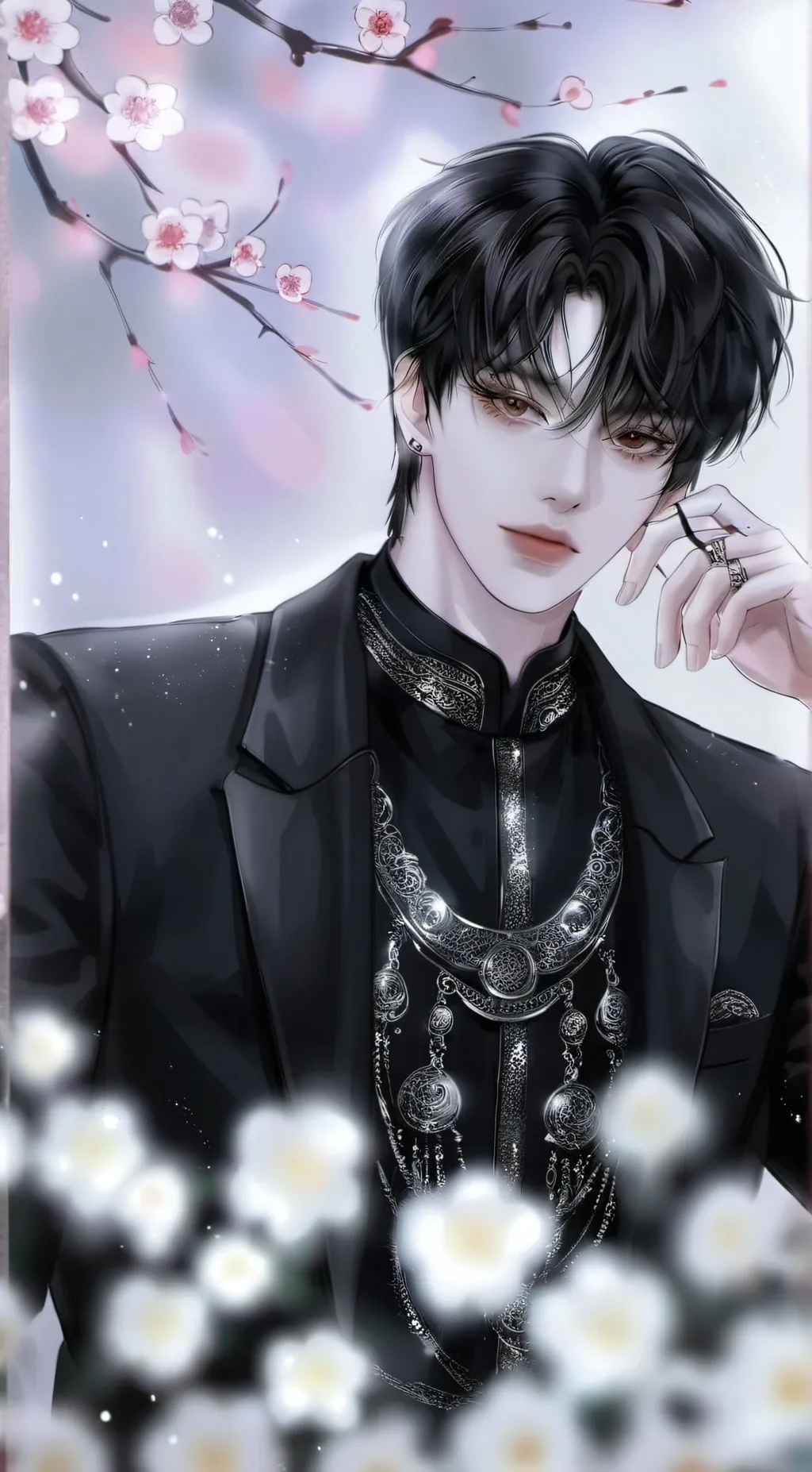 ai character: Jihoo  background