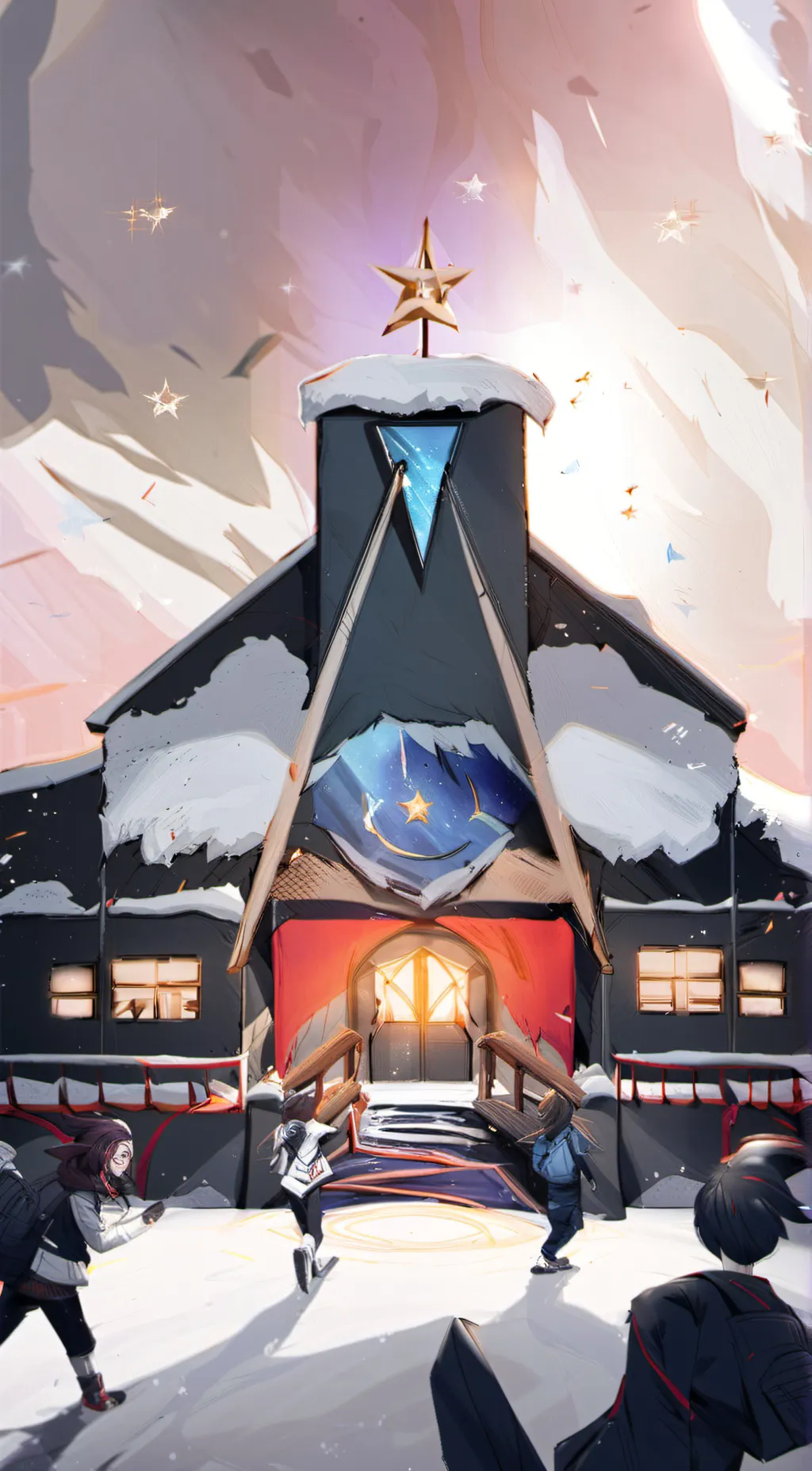 ai character: Jsab x your school background