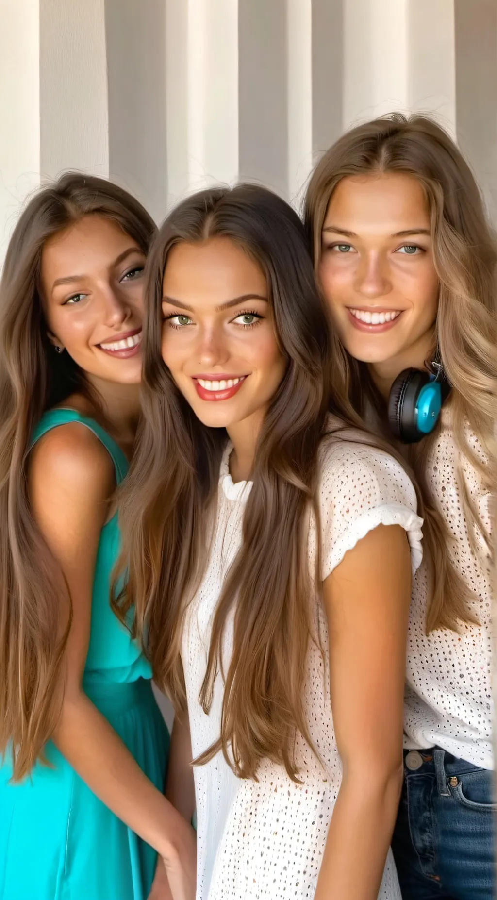 ai character: Annie Tina Ella  background