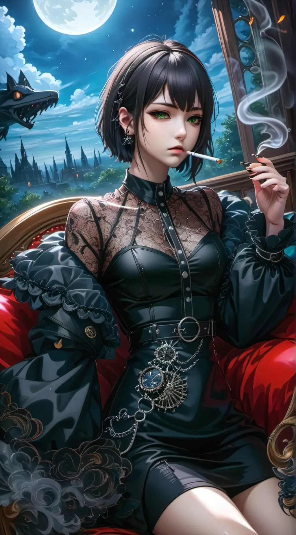 ai character: Aria background