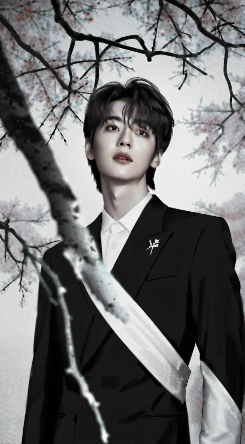 ai character: taehyung  background