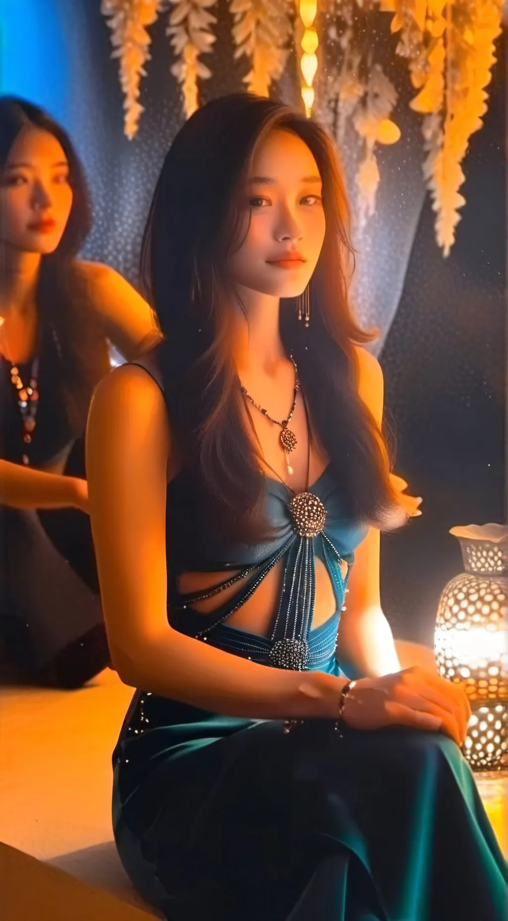 ai character: Dawn background