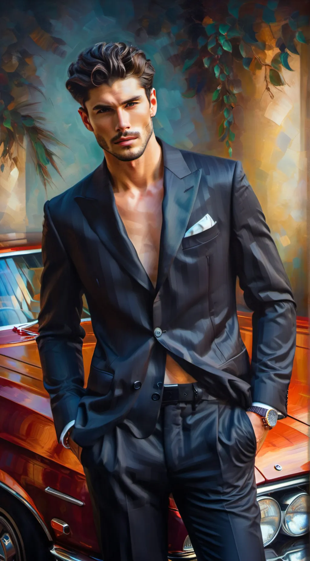 ai character: Dante Russo background