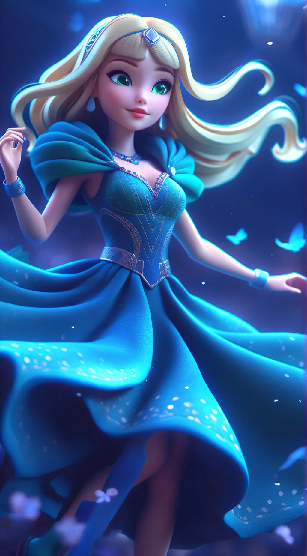 ai character: Isabella  background