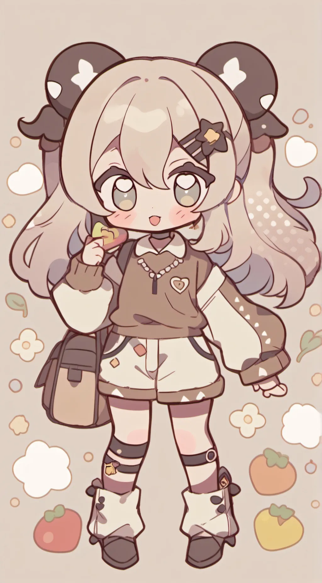 ai character: Luna  background