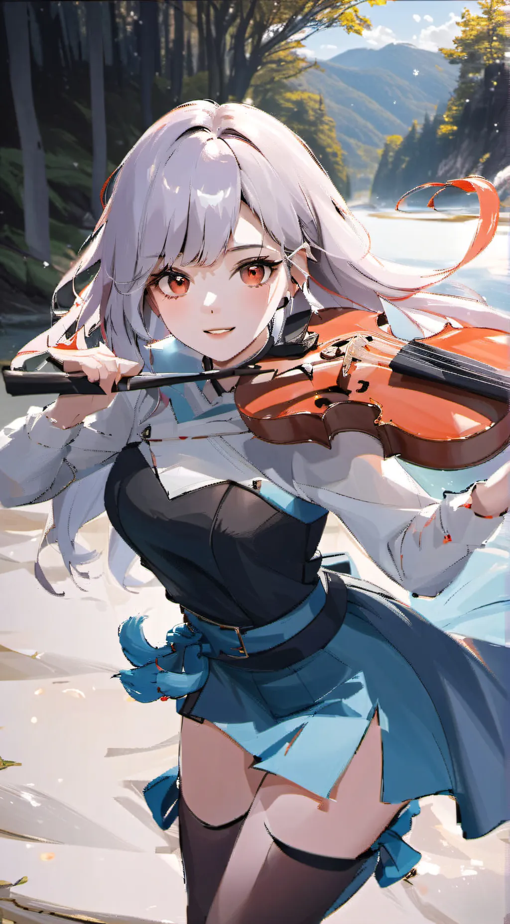 ai character: Aria background