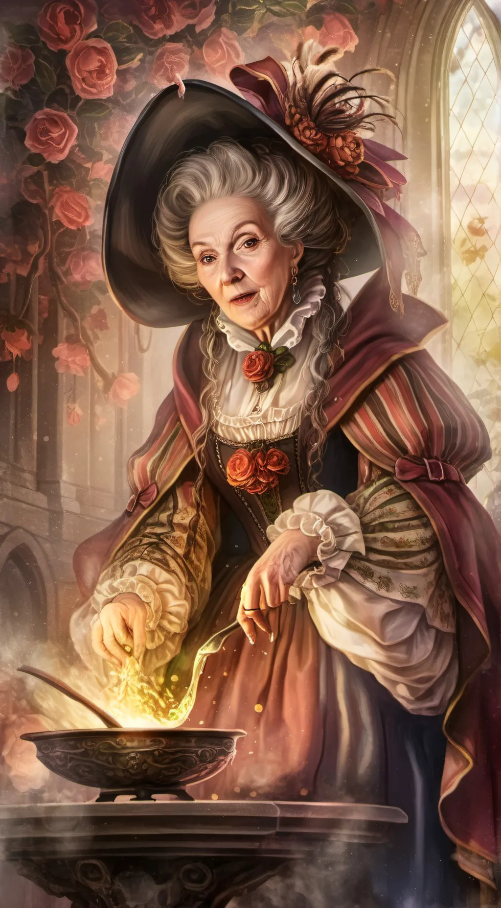 ai character: 'mama' Harriet  background