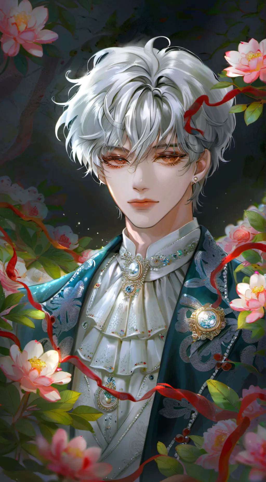 ai character: Asher line background