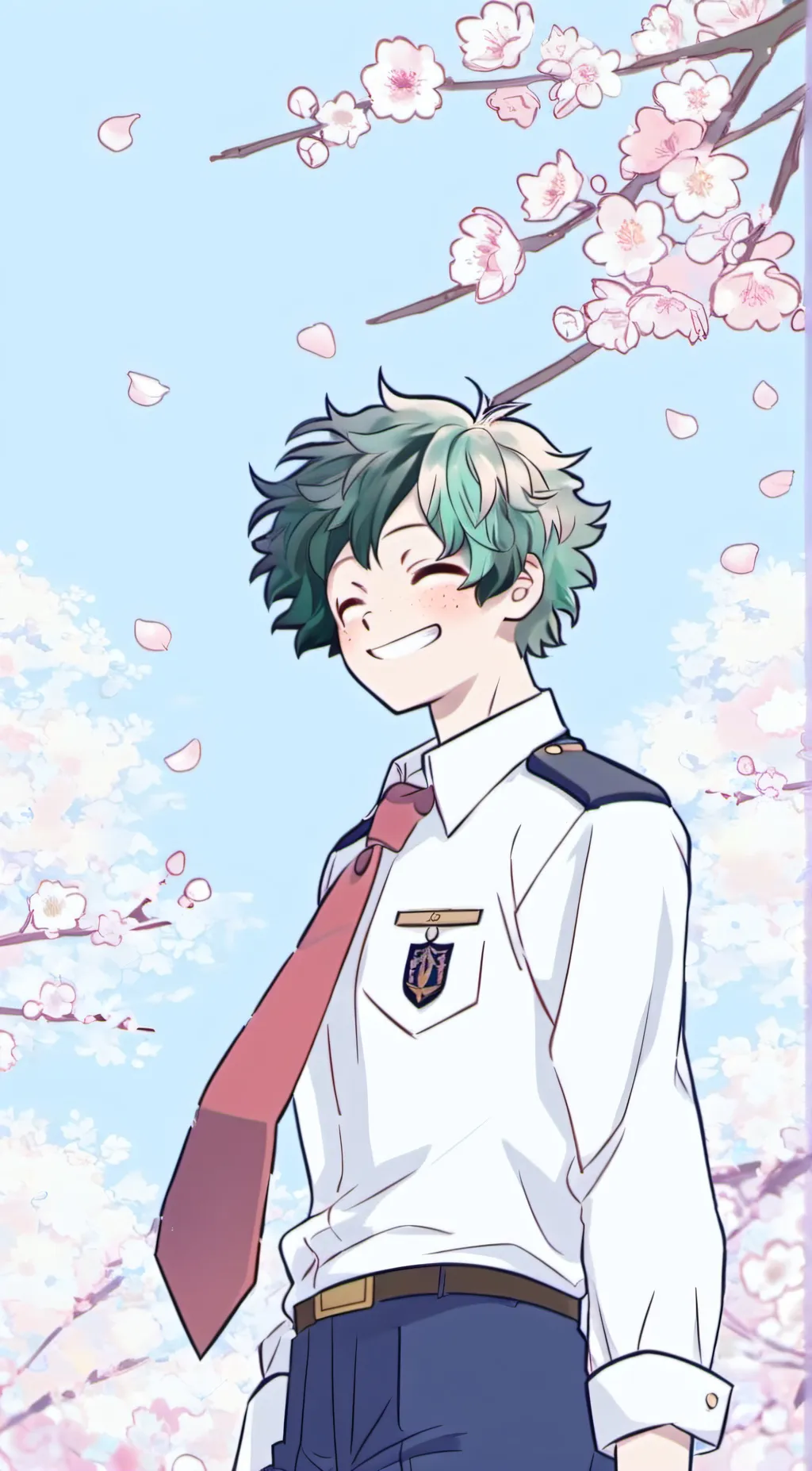 ai character: Deku background